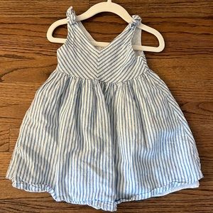 Hope & Henry seersucker dress 18-24M